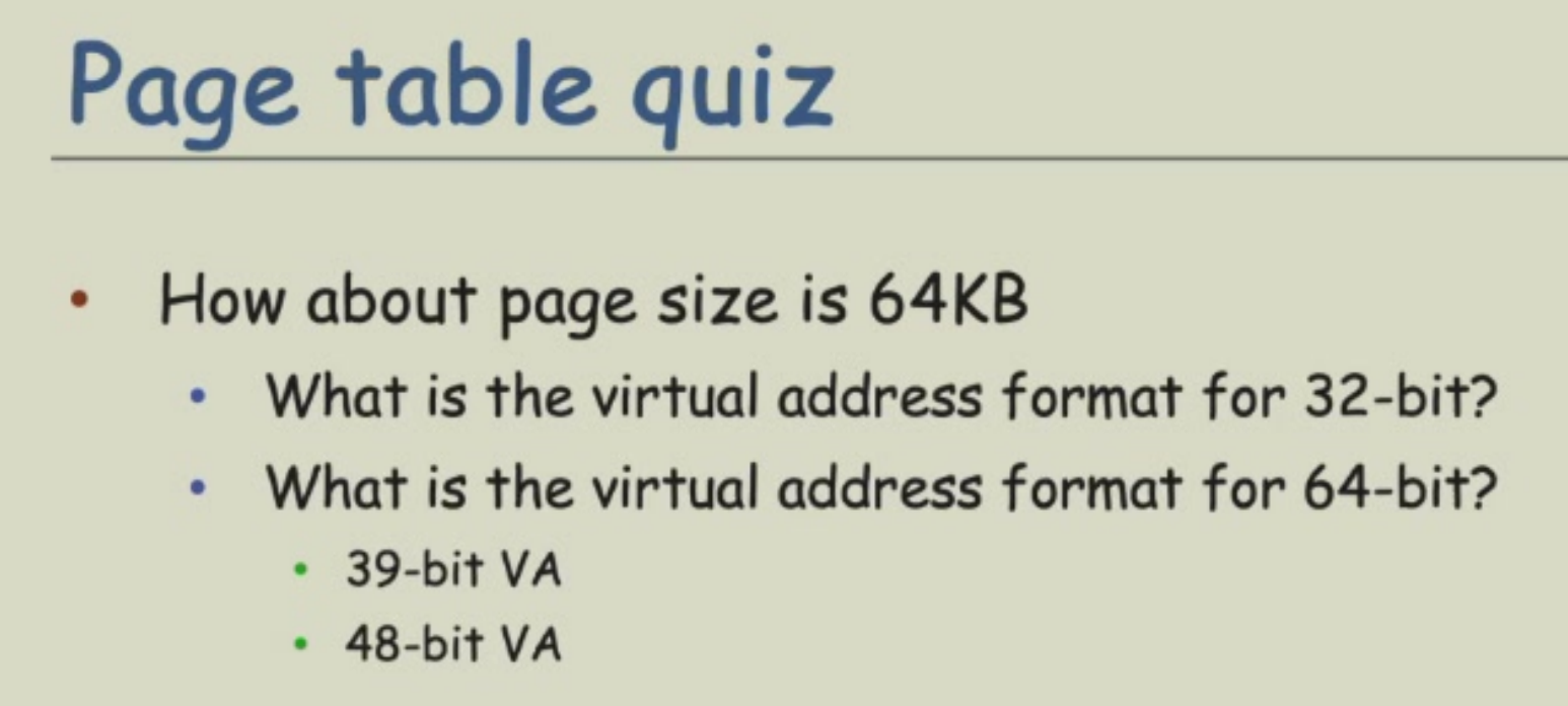 Page Table Quiz2